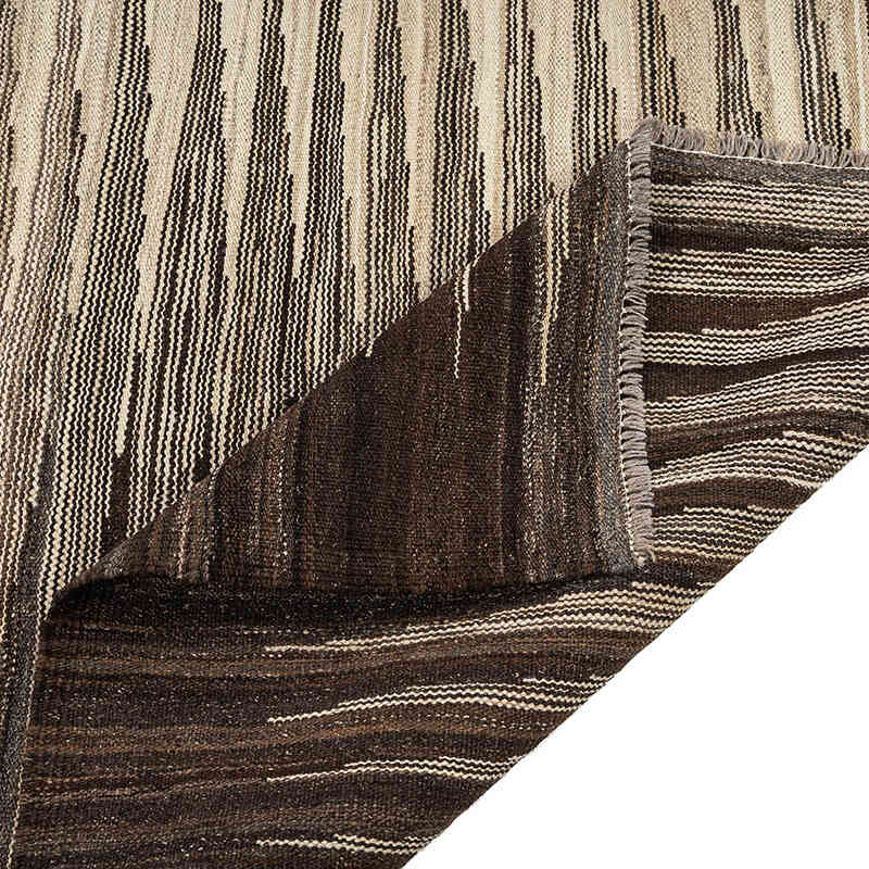 New Hand-Woven Kilim Rug - 8' 2" x 9' 8" (98" x 116") - K0074782