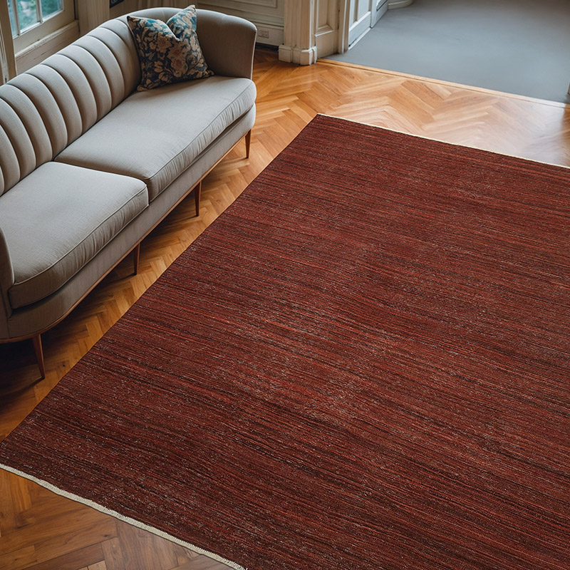 New Hand-Woven Kilim Rug - 8' 2" x 9' 9" (98" x 117") - K0074784