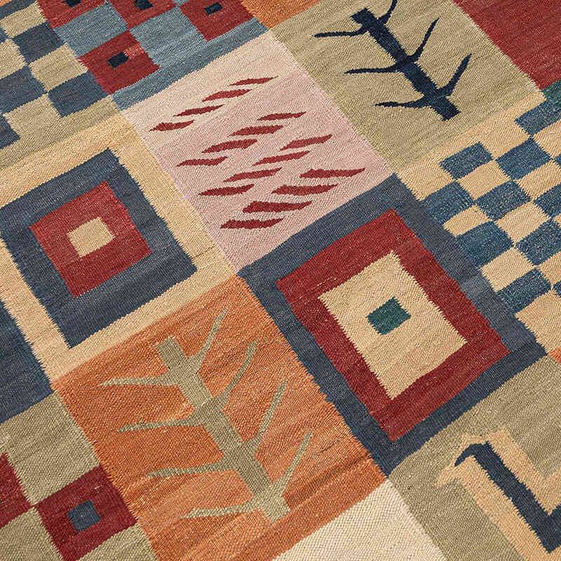 Yeni Kök Boya El Dokuma Kilim - 148 cm x 206 cm - K0074788