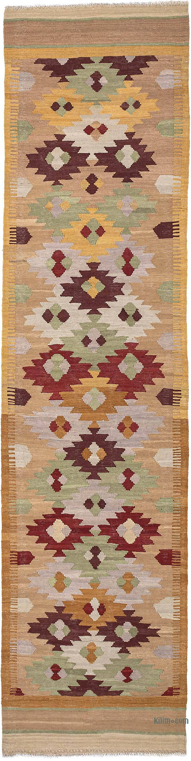 Yeni El Dokuma Kilim Yolluk - 84 cm x 340 cm - K0074790