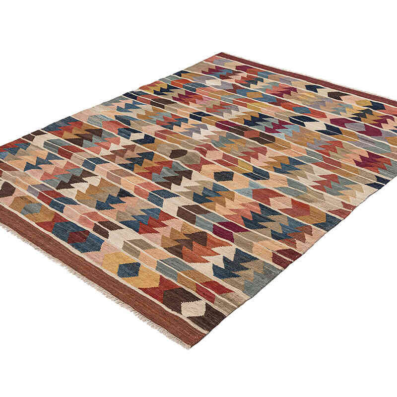 New Hand-Woven Kilim Rug - 5' 1" x 6' 4" (61" x 76") - K0074798