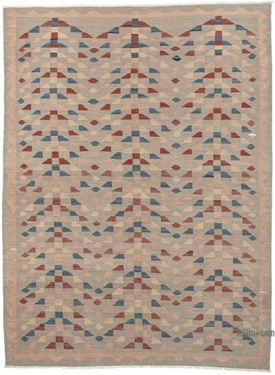 New Hand-Woven Kilim Rug - 4' 11" x 6' 7" (59" x 79")