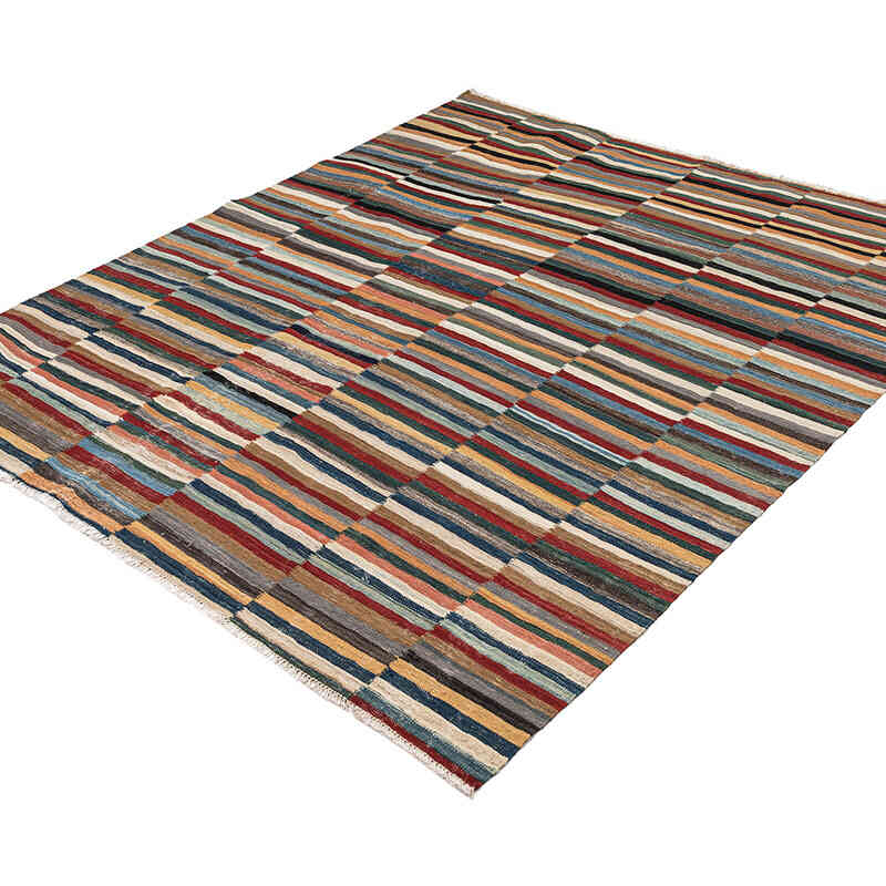 Yeni Kök Boya El Dokuma Kilim - 167 cm x 196 cm - K0074806