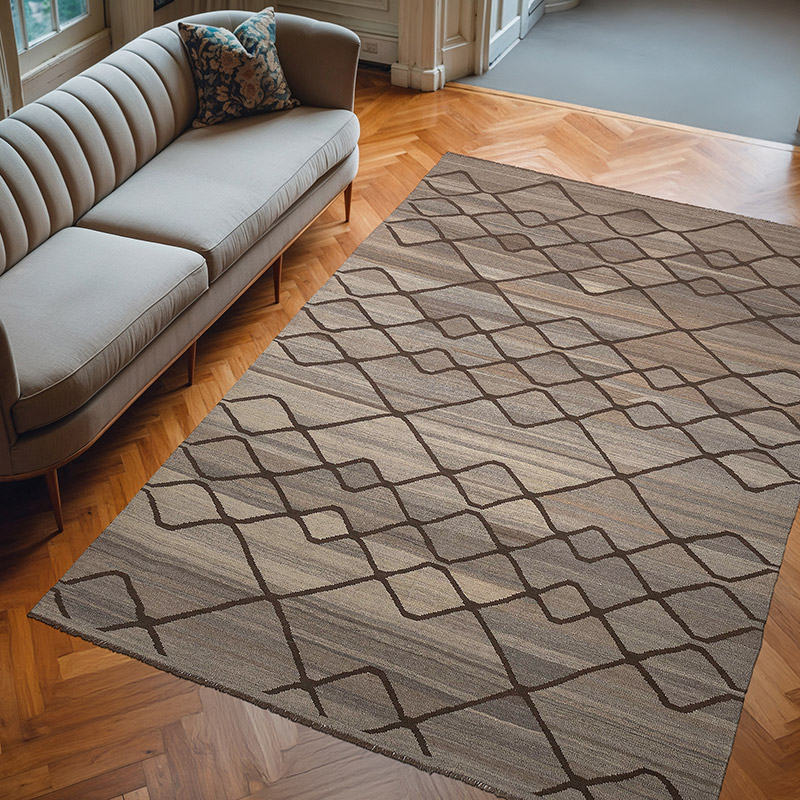 Yeni Kök Boya El Dokuma Kilim - 206 cm x 295 cm - K0074808