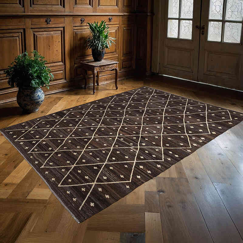 Yeni Kök Boya El Dokuma Kilim - 175 cm x 250 cm - K0074815
