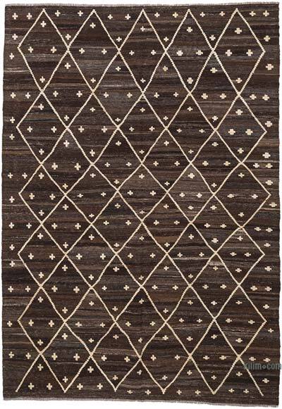 New Hand-Woven Kilim Rug - 5' 9" x 8' 2" (69" x 98")