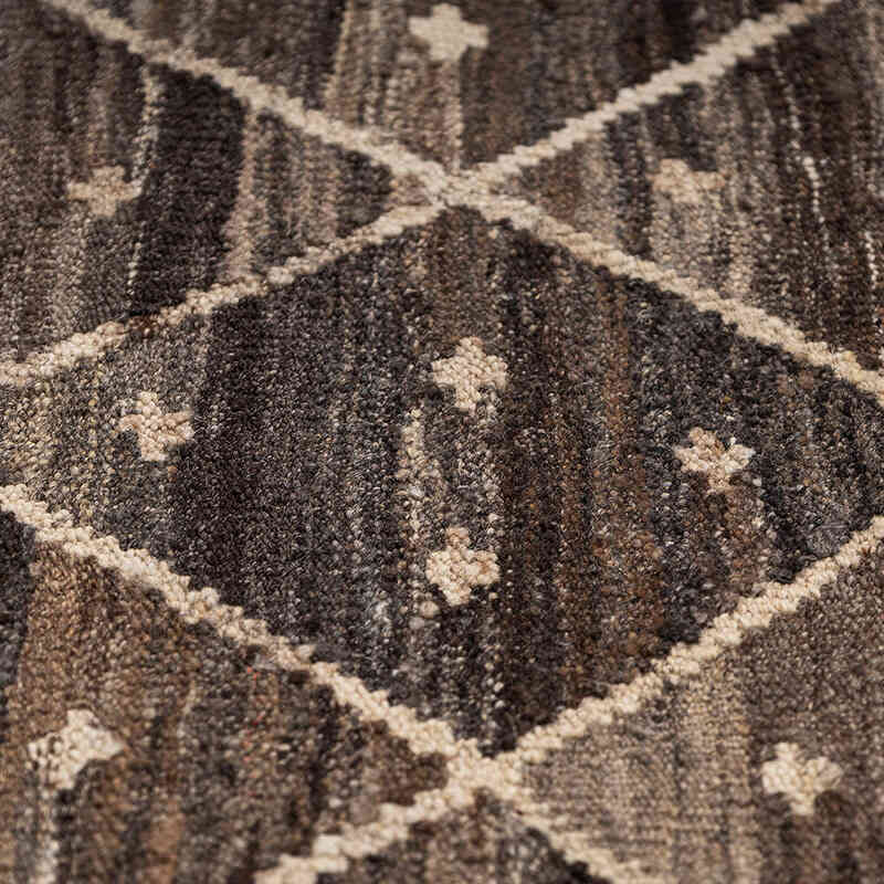 New Hand-Woven Kilim Rug - 6' 11" x 9' 10" (83" x 118") - K0074816
