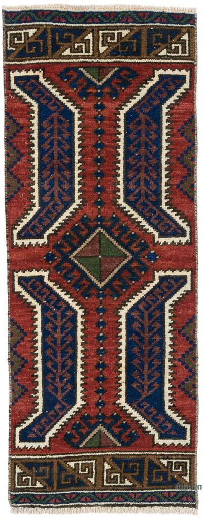 K0057167 Vintage Turkish Hand-Knotted Rug - 1' 8