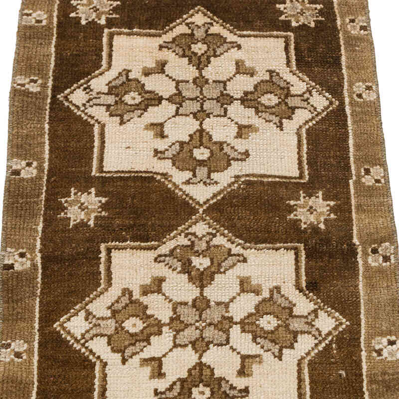 Vintage Turkish Hand-Knotted Rug - 1' 5" x 2' 7" (17" x 31") - K0074819