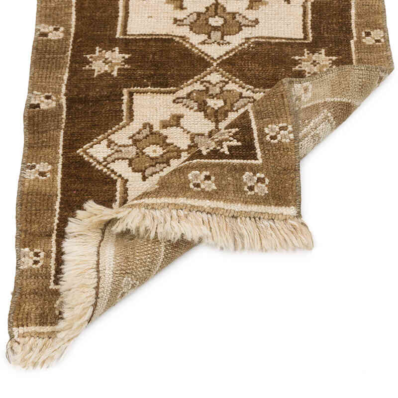 Vintage Turkish Hand-Knotted Rug - 1' 5" x 2' 7" (17" x 31") - K0074819
