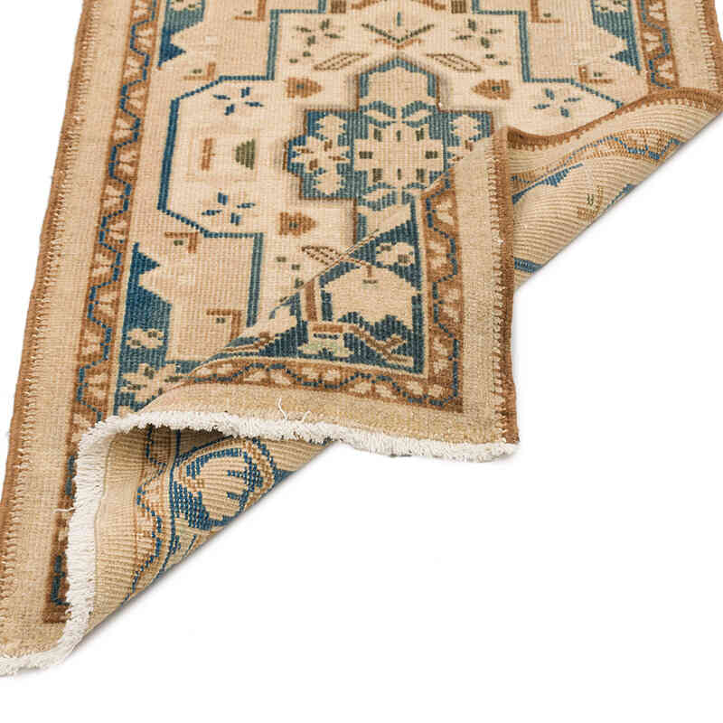 Alfombra Vintage Turca Anudada a Mano - 55 cm x 95 cm - K0074821