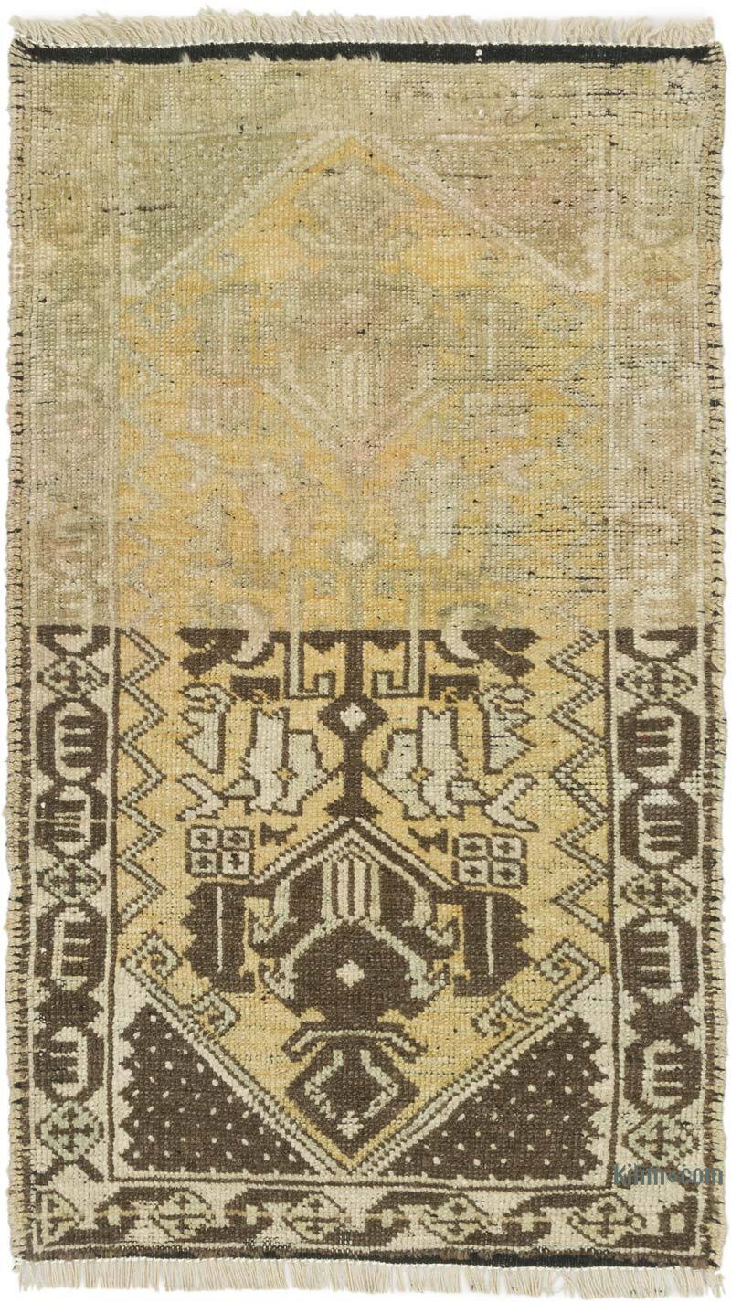 Vintage Turkish Hand-Knotted Rug - 1' 8" x 2' 9" (20" x 33") - K0074830