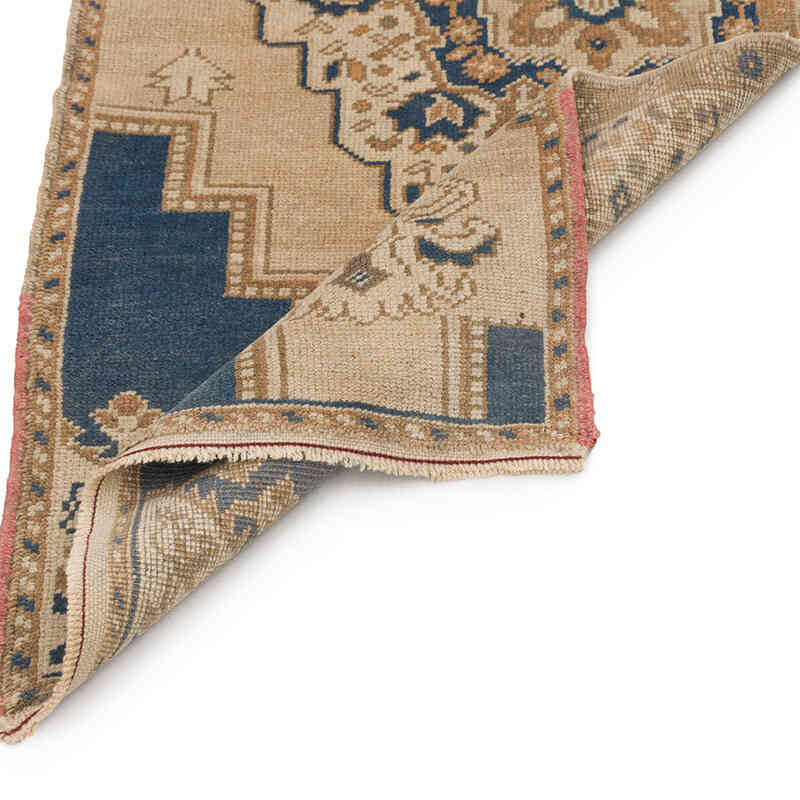 El Dokuma Vintage Halı - 54 cm x 81 cm - K0074836