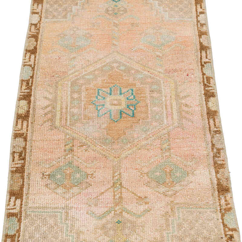 Vintage Turkish Hand-Knotted Rug - 1' 5" x 3' 3" (17" x 39") - K0074851