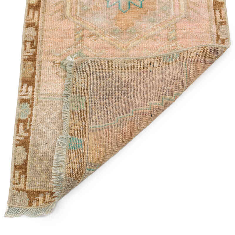 Vintage Turkish Hand-Knotted Rug - 1' 5" x 3' 3" (17" x 39") - K0074851
