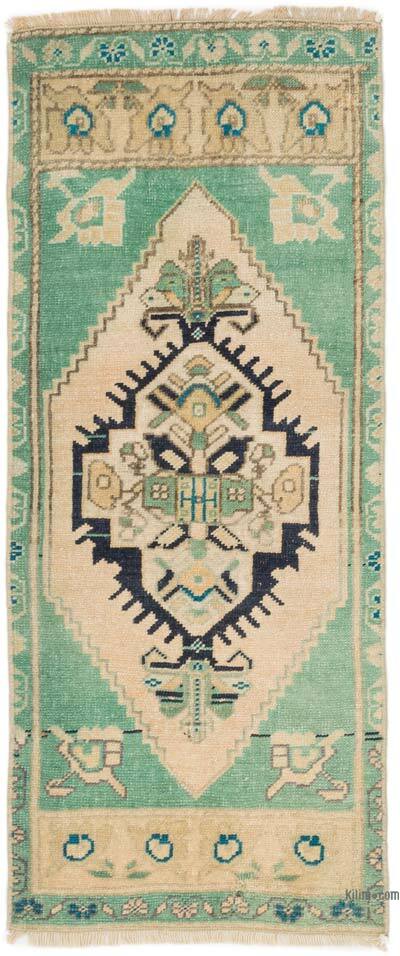 El Dokuma Vintage Halı - 45 cm x 106 cm