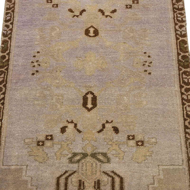Alfombra Vintage Turca Anudada a Mano - 51 cm x 102 cm - K0074866