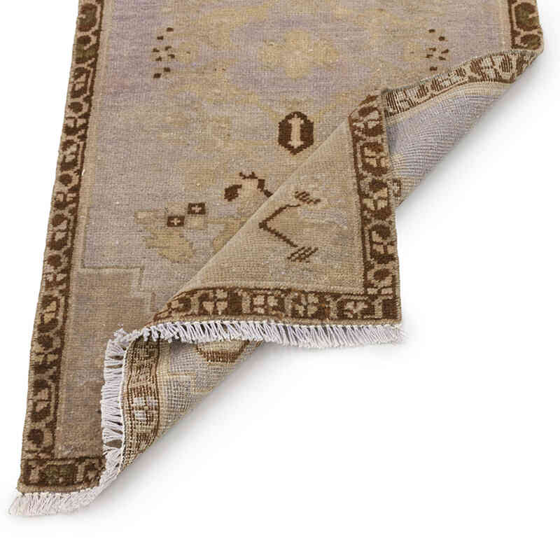 Alfombra Vintage Turca Anudada a Mano - 51 cm x 102 cm - K0074866