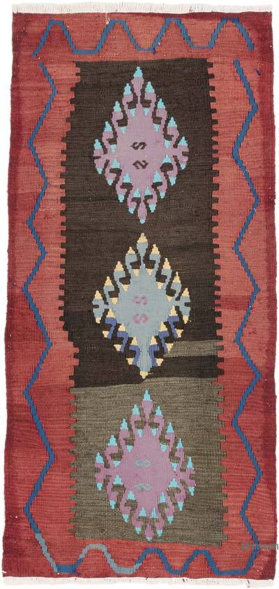 Alfombra Vintage Anatolian Kilim - 48 cm x 102 cm