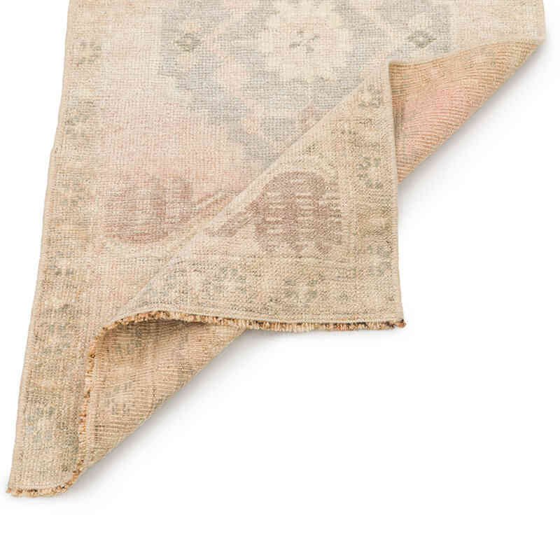 Alfombra Vintage Turca Anudada a Mano - 50 cm x 105 cm - K0074893