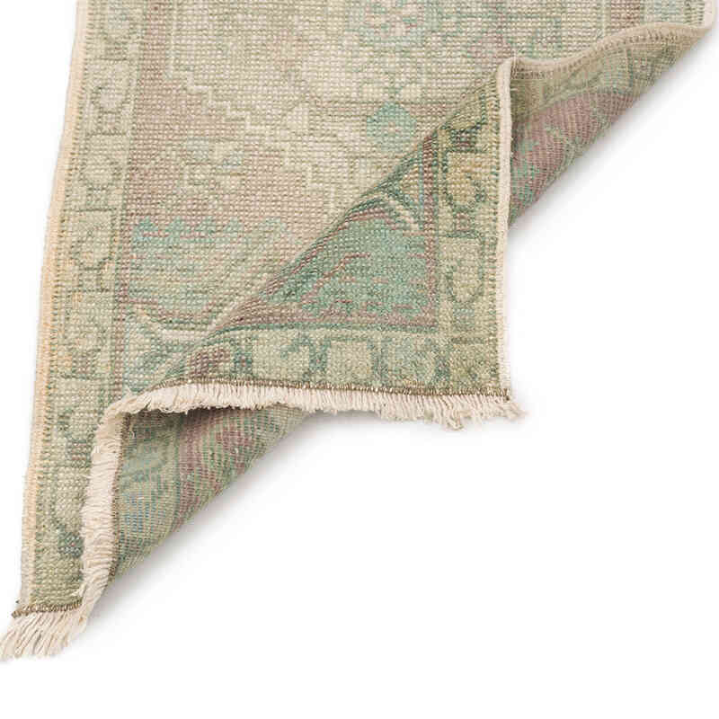 Alfombra Vintage Turca Anudada a Mano - 45 cm x 86 cm - K0074896