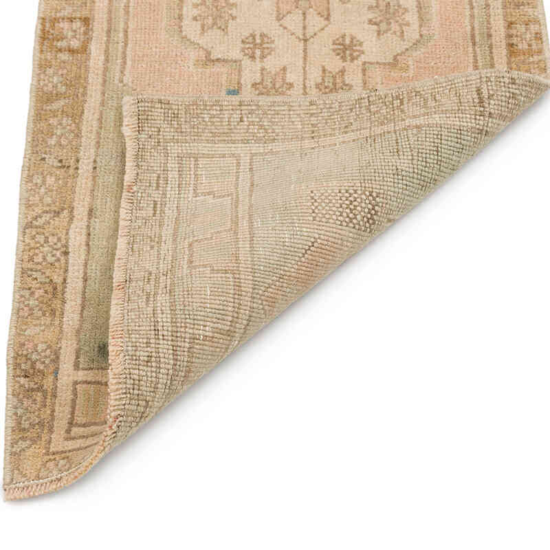 Alfombra Vintage Turca Anudada a Mano - 46 cm x 106 cm - K0074910