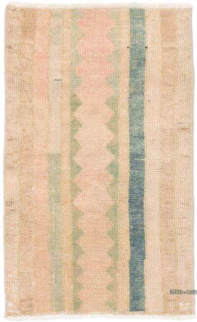 Alfombra Vintage Turca Anudada a Mano - 50 cm x 80 cm