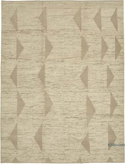 New Moroccan Style Hand-Knotted Rug - 10' 2" x 13' 8" (122" x 164")