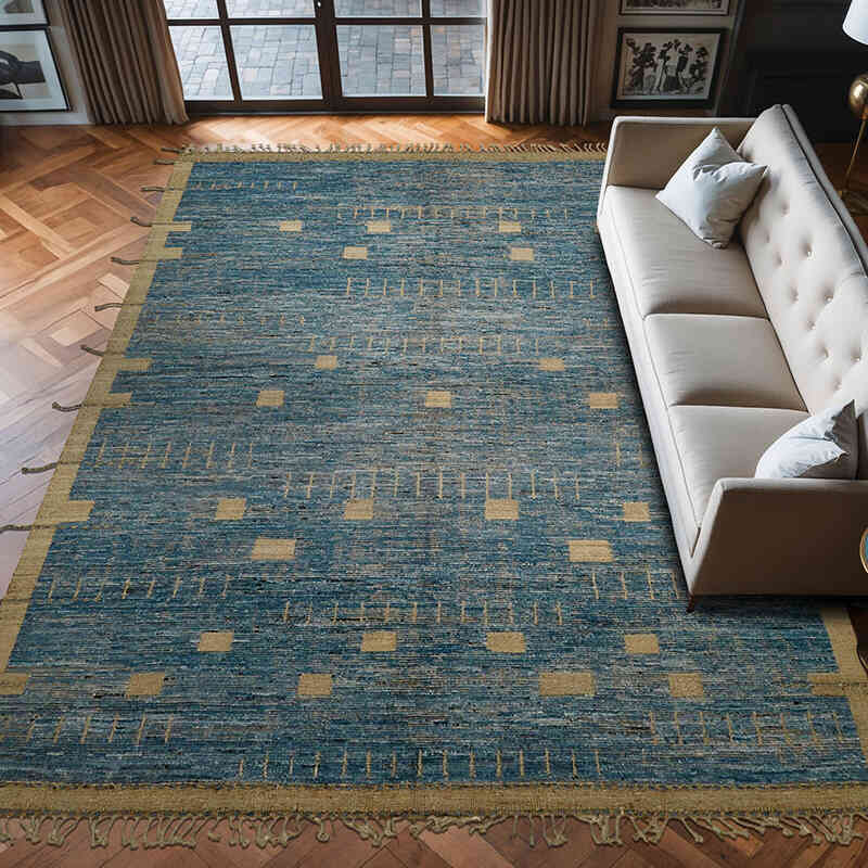 Nueva Alfombra Tejida a Mano de Estilo Marroquí - 281 cm x 380 cm - K0074940