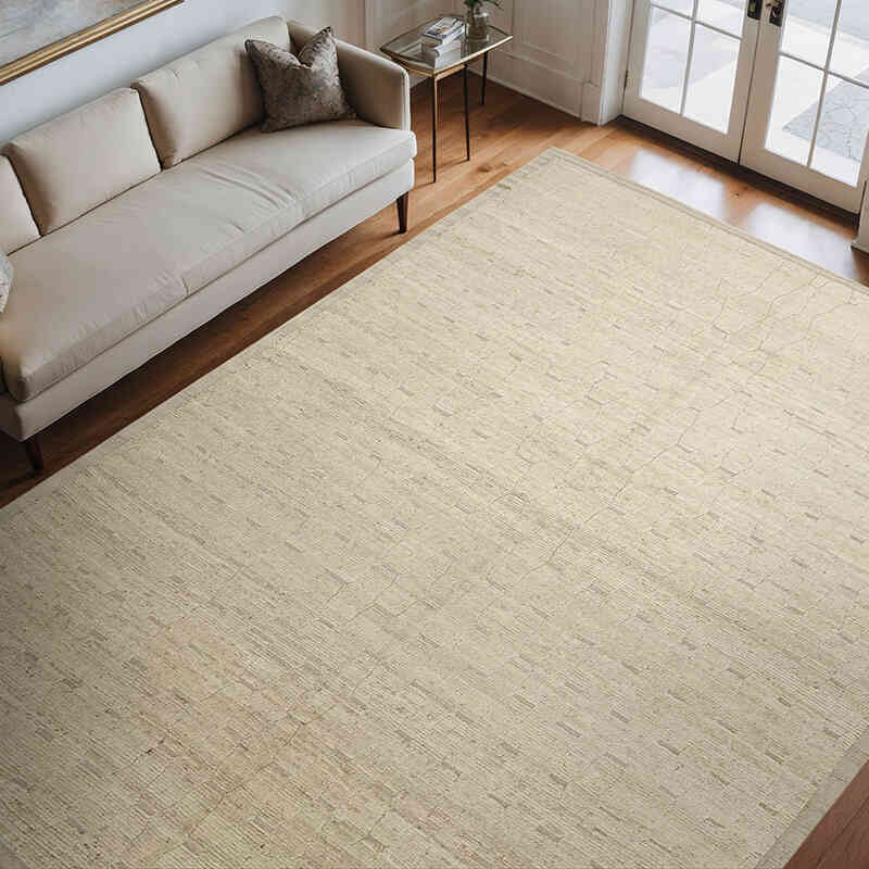 Yeni Fas Tarzi El Dokuma Hali - 277 cm x 363 cm - K0074943