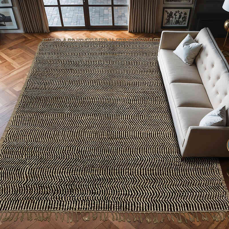 Yeni Fas Tarzi El Dokuma Hali - 303 cm x 396 cm - K0074946