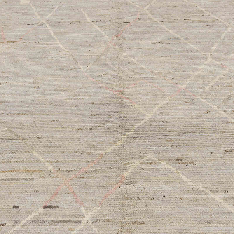 Nueva Alfombra Tejida a Mano de Estilo Marroquí - 290 cm x 374 cm - K0074962