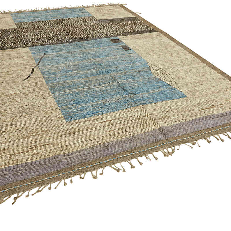 Yeni Fas Tarzi El Dokuma Hali - 288 cm x 352 cm - K0074971