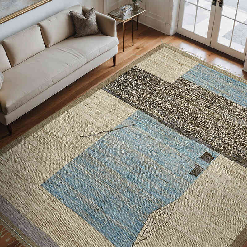 Yeni Fas Tarzi El Dokuma Hali - 288 cm x 352 cm - K0074971