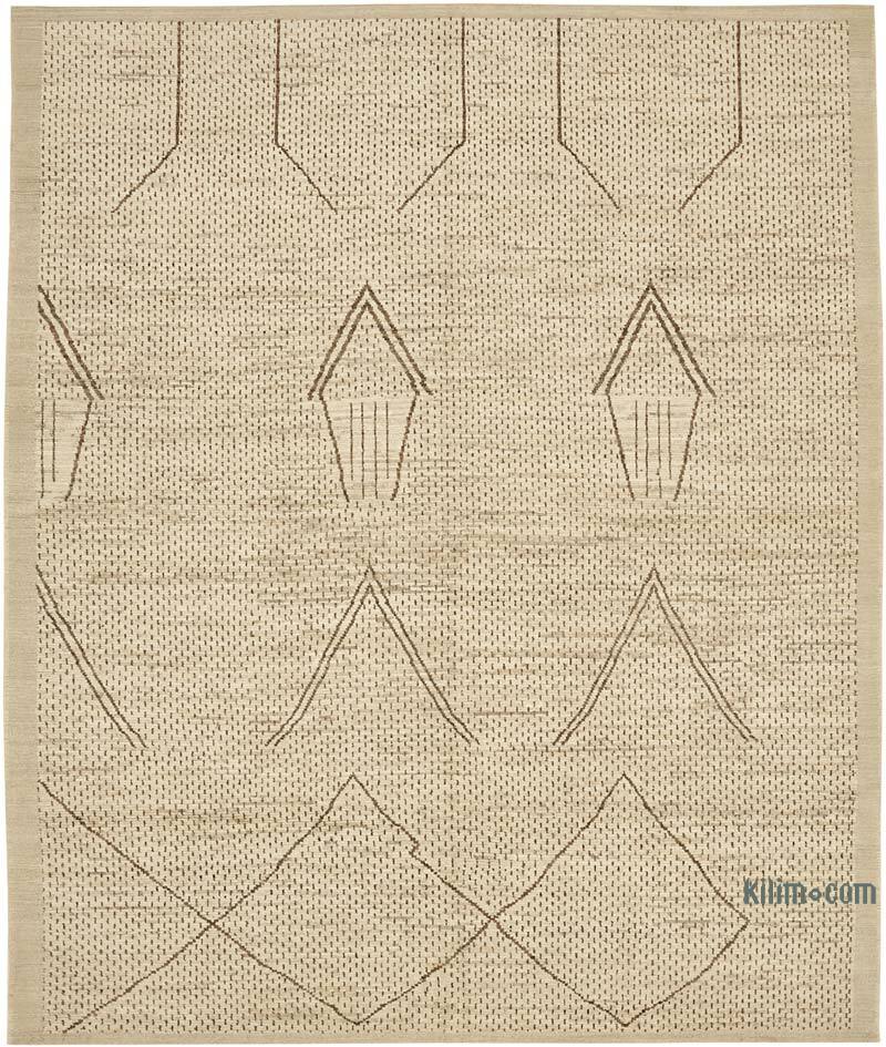 New Moroccan Style Hand-Knotted Rug - 10'  x 12' 2" (120" x 146") - K0074972