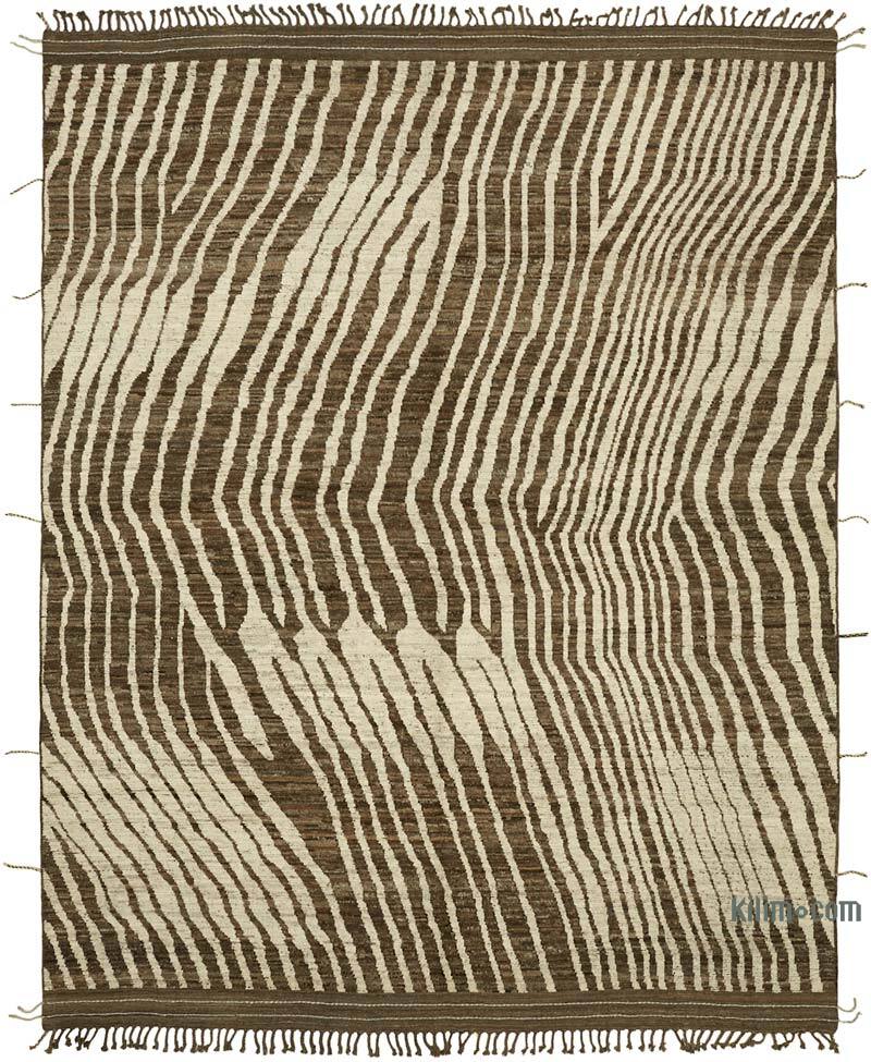 Nueva Alfombra Tejida a Mano de Estilo Marroquí - 286 cm x 370 cm - K0074974