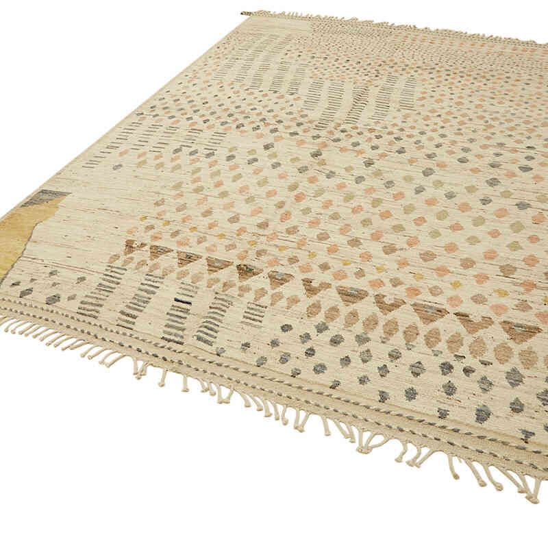 Nueva Alfombra Tejida a Mano de Estilo Marroquí - 292 cm x 377 cm - K0074979