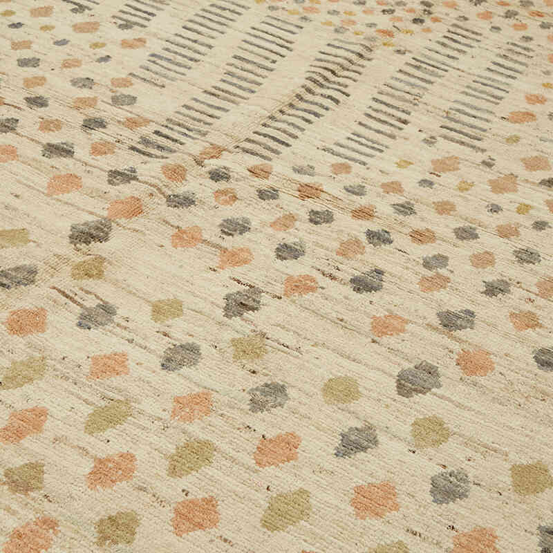 Nueva Alfombra Tejida a Mano de Estilo Marroquí - 292 cm x 377 cm - K0074979
