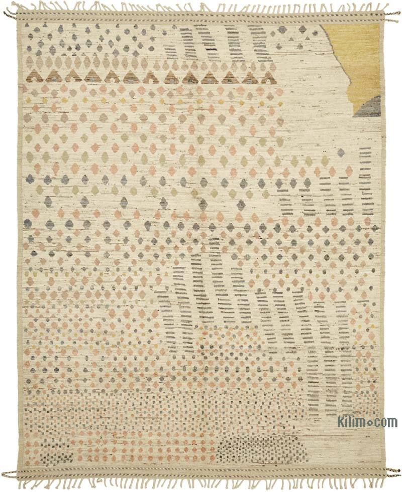 Nueva Alfombra Tejida a Mano de Estilo Marroquí - 292 cm x 377 cm - K0074979