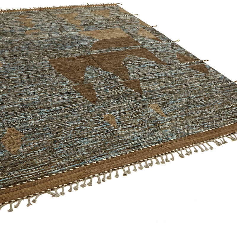 New Moroccan Style Hand-Knotted Rug - 9' 5" x 12' 6" (113" x 150") - K0074981