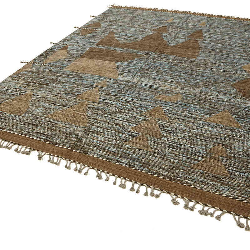 New Moroccan Style Hand-Knotted Rug - 9' 5" x 12' 6" (113" x 150") - K0074981