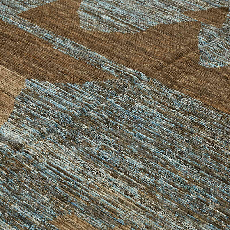 New Moroccan Style Hand-Knotted Rug - 9' 5" x 12' 6" (113" x 150") - K0074981
