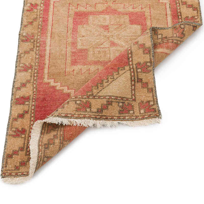 Alfombra Vintage Turca Anudada a Mano - 53 cm x 83 cm - K0074988