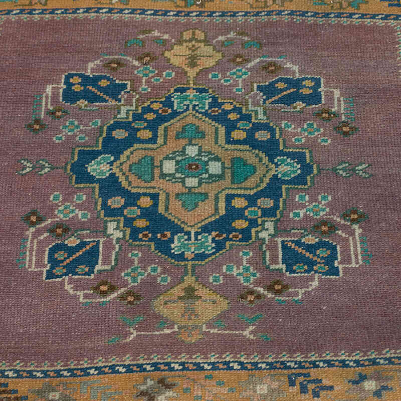 Alfombra Vintage Turca Anudada a Mano - 75 cm x 70 cm - K0074992