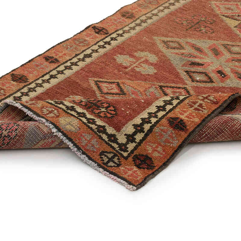 Vintage Tribal Runner Rug - 3' 3" x 11' 9" (39" x 141") - K0075020