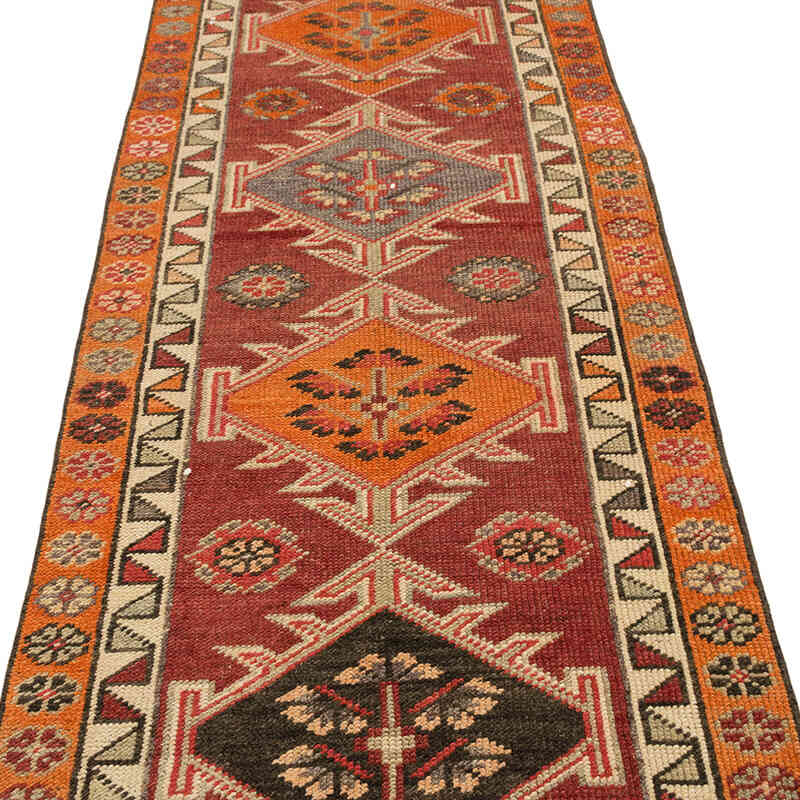 Alfombra Vintage de pasillo - 84 cm x 355 cm - K0075022