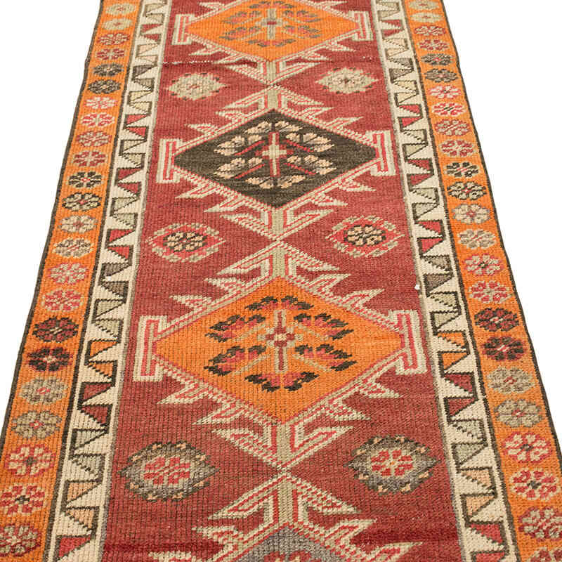 Alfombra Vintage de pasillo - 84 cm x 355 cm - K0075022