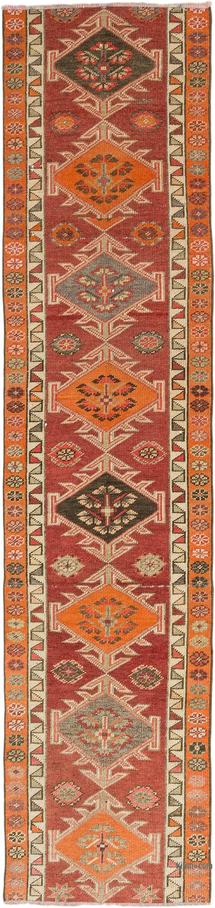 Alfombra Vintage de pasillo - 84 cm x 355 cm - K0075022