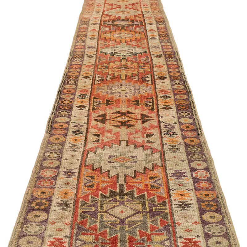 Alfombra Vintage de pasillo - 78 cm x 423 cm - K0075023