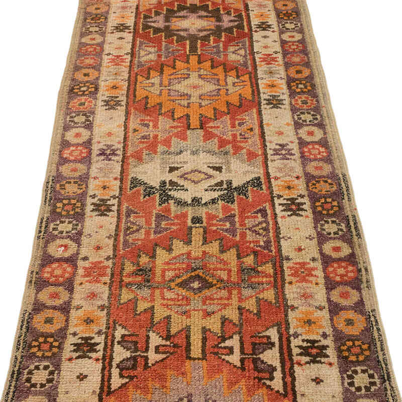 Alfombra Vintage de pasillo - 78 cm x 423 cm - K0075023
